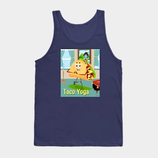 Taco Yoga Standing Tree Pose Tank Top